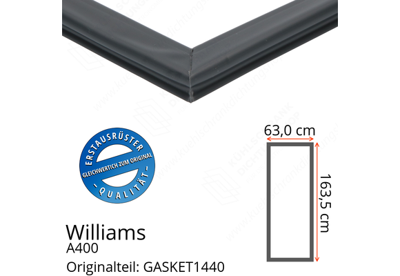 Williams A400 Türdichtung 163,5 x 63,0 cm