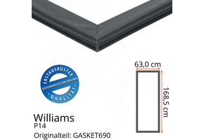 Williams P14 Türdichtung 168,5 x 63,0 cm