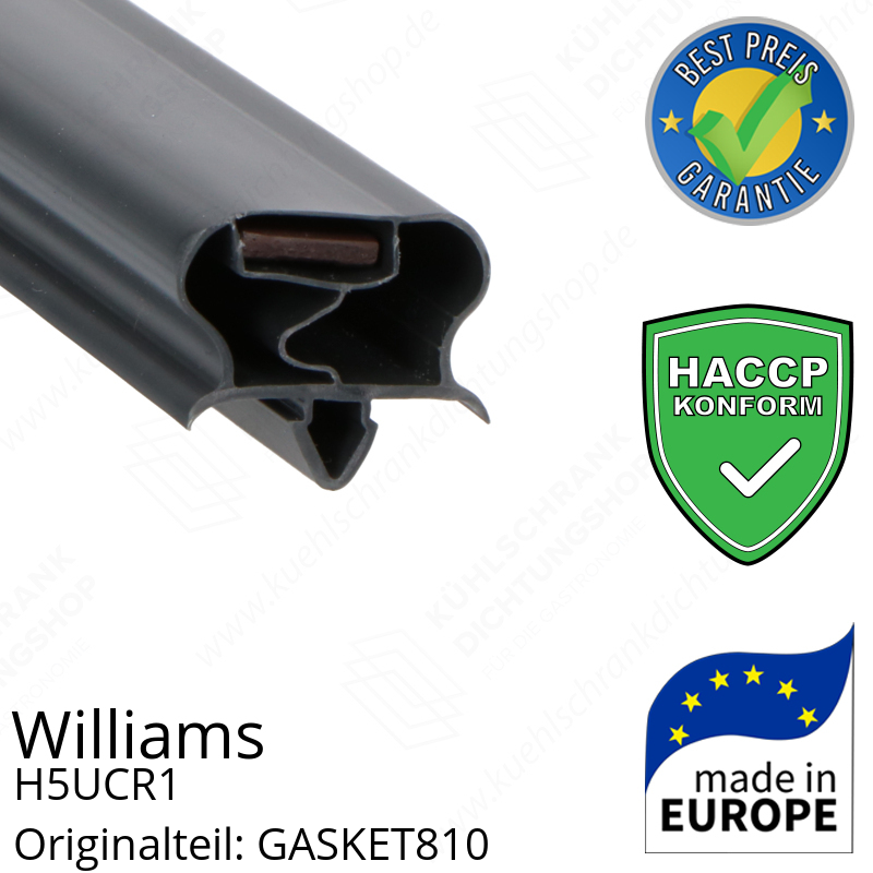Williams H5UCR1 Türdichtung 62,3 x 51,0 cm