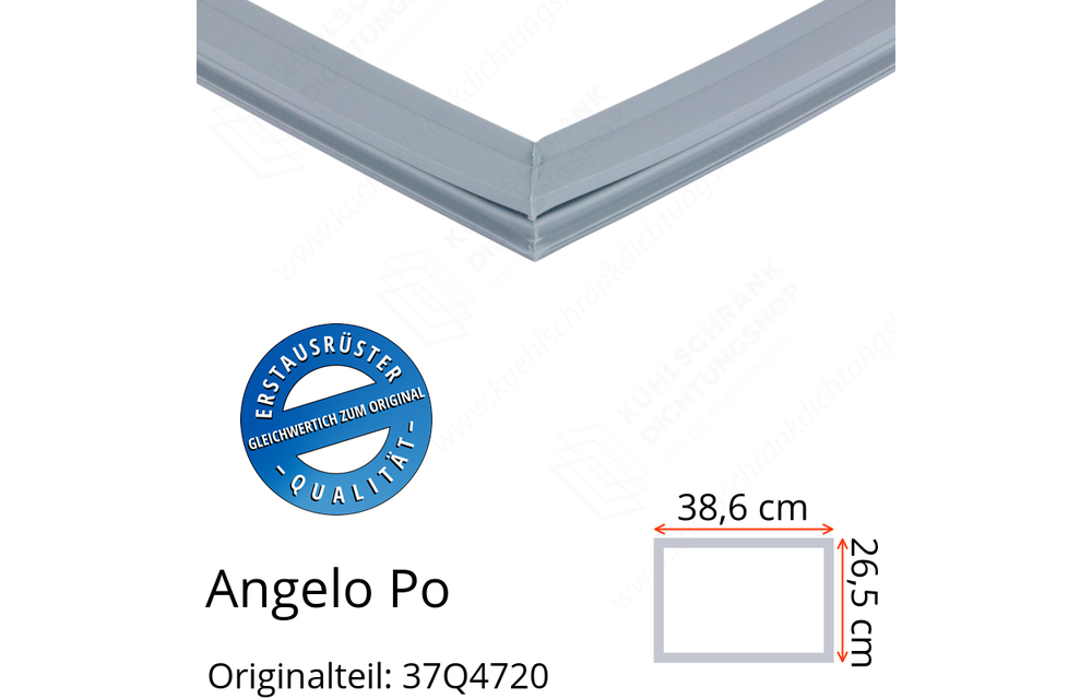 Angelo Po Schubladendichtung 26,5 x 38,6 cm Ersatzteil: 37Q4720 für verschiedene Modelle