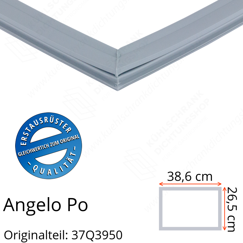 Angelo Po Schubladendichtung 26,5 x 38,6 cm Ersatzteil: 37Q3950 für verschiedene Modelle