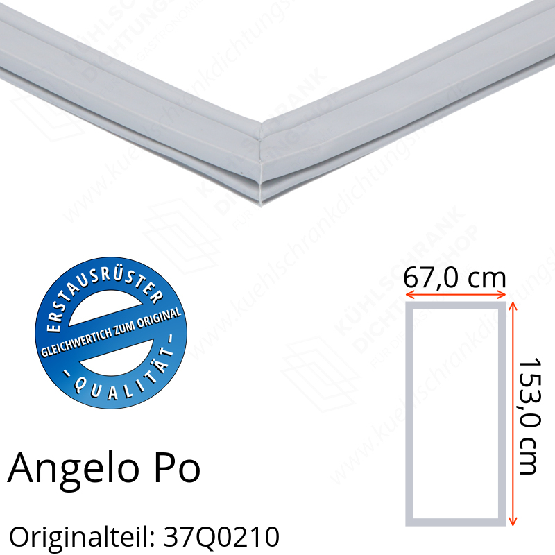 Angelo Po Türdichtung 153,0 x 67,0 cm Ersatzteil: 37Q0210 für verschiedene Modelle
