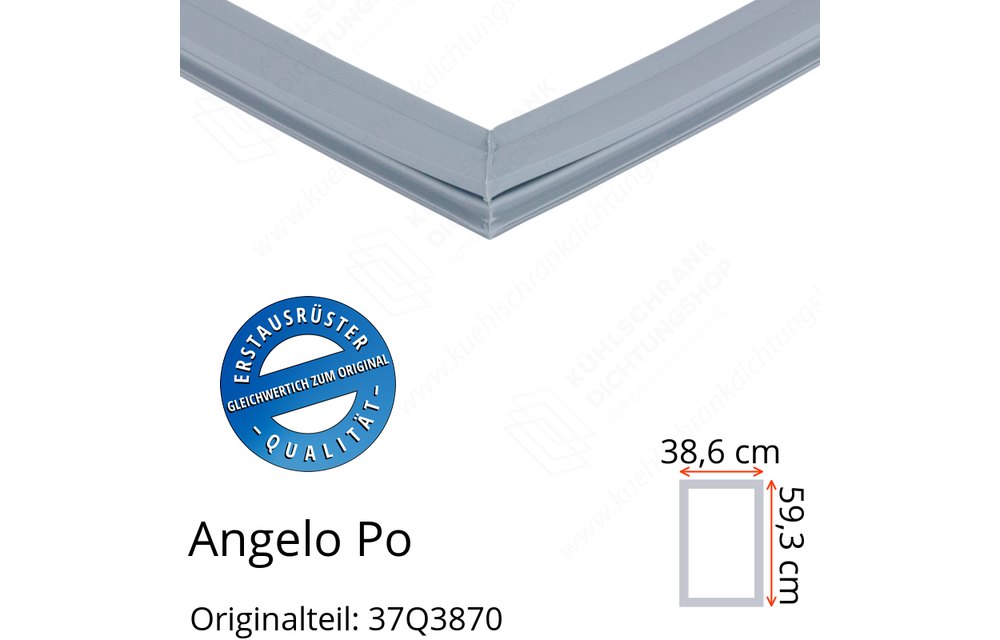 Angelo Po Türdichtung 59,3 x 38,6 cm Ersatzteil: 37Q3870 für verschiedene Modelle