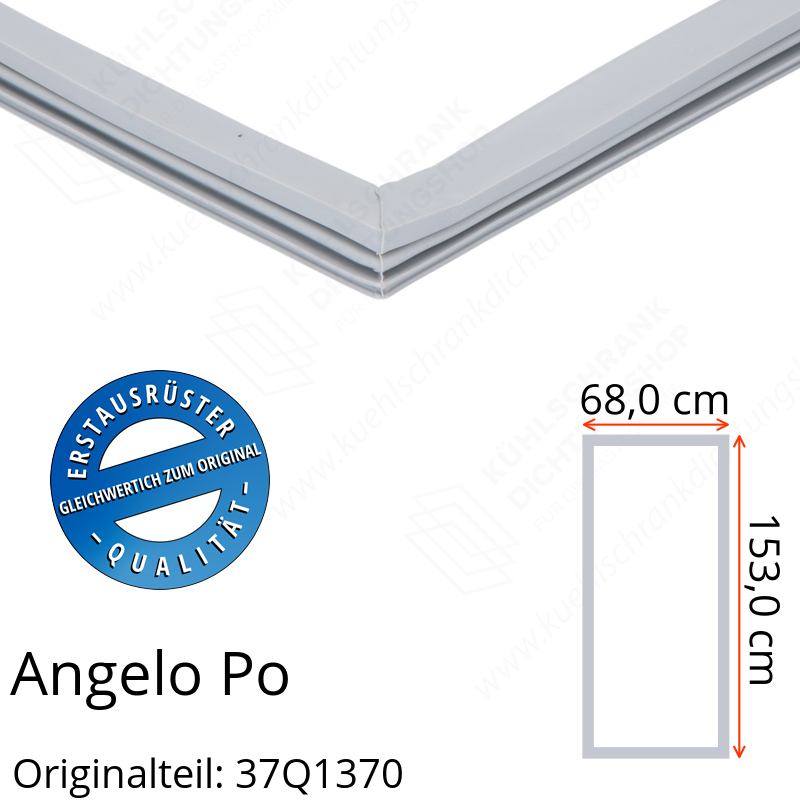 Angelo Po Türdichtung 153,0 x 68,0 cm Ersatzteil: 37Q1370 für verschiedene Modelle