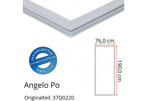 Angelo Po Türdichtung 190,0 x 76,0 cm Ersatzteil: 37Q0220 für verschiedene Modelle