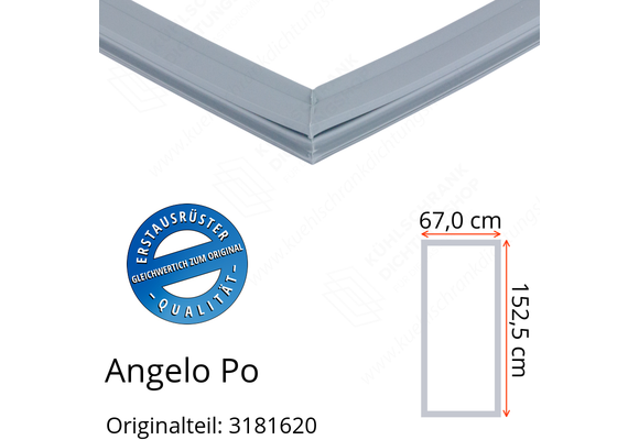 Angelo Po Türdichtung 152,5 x 67,0 cm Ersatzteil: 3181620 für verschiedene Modelle
