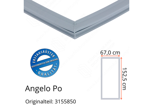 Angelo Po Türdichtung 152,5 x 67,0 cm Ersatzteil: 3155850 für verschiedene Modelle
