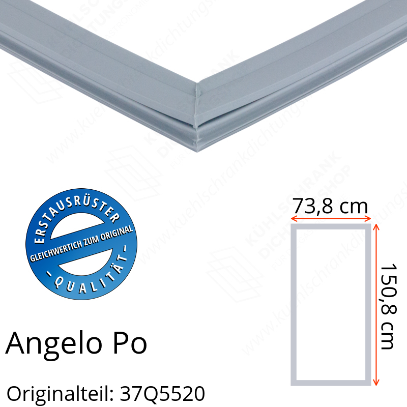 Angelo Po Türdichtung 150,8 x 73,8 cm Ersatzteil: 37Q5520 für verschiedene Modelle