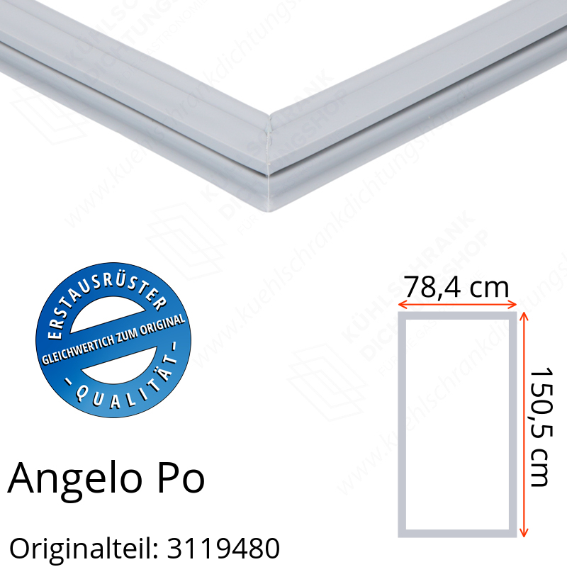 Angelo Po Türdichtung 150,5 x 78,4 cm Ersatzteil: 3119480 für verschiedene Modelle