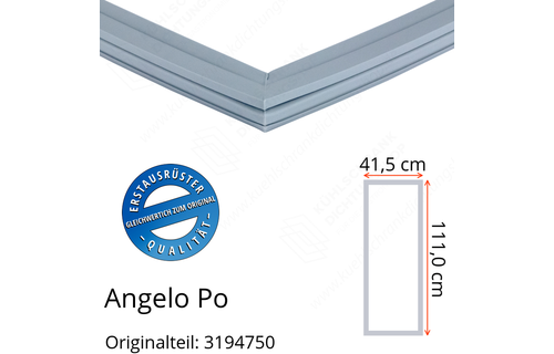 Angelo Po Türdichtung 111,0 x 41,5 cm Ersatzteil: 3194750 für verschiedene Modelle