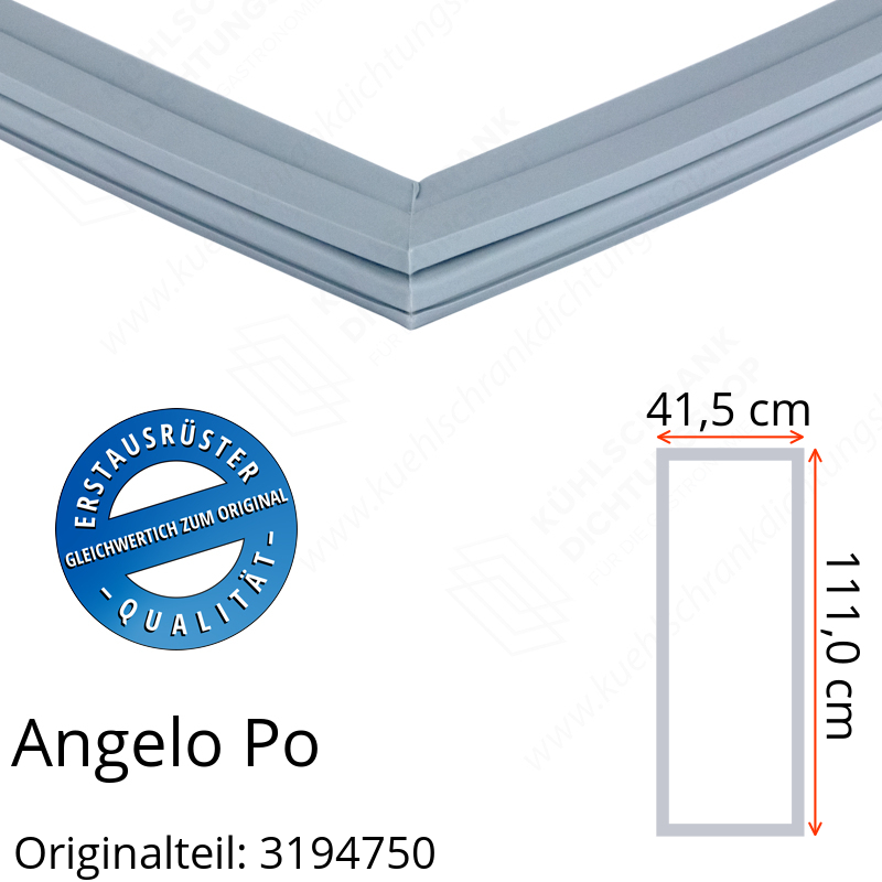 Angelo Po Türdichtung 111,0 x 41,5 cm Ersatzteil: 3194750 für verschiedene Modelle