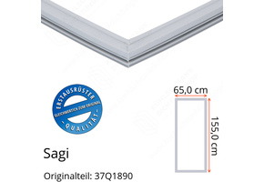 Sagi Türdichtung 155,0 x 65,0 cm Ersatzteil: 37Q1890 für verschiedene Modelle