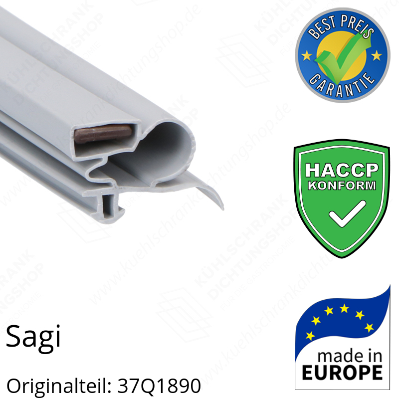 Sagi Türdichtung 155,0 x 65,0 cm Ersatzteil: 37Q1890 für verschiedene Modelle