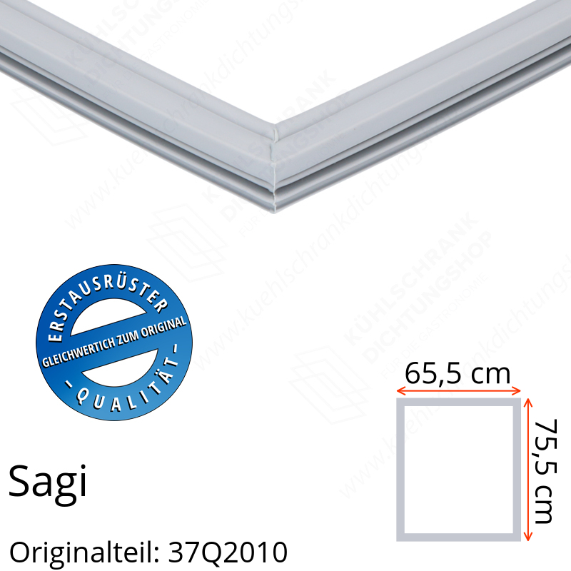 Sagi Türdichtung 75,5 x 65,5 cm Ersatzteil: 37Q2010 für verschiedene Modelle