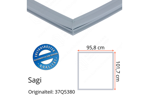 Sagi Türdichtung 101,7 x 95,8 cm Ersatzteil: 37Q5380 für verschiedene Modelle