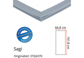 Sagi Türdichtung 161,8 x 66,8 cm Ersatzteil: 37Q4370 für verschiedene Modelle