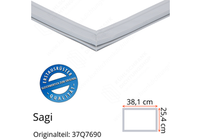 Sagi Schubladendichtung 25,4 x 38,1 cm Ersatzteil: 37Q7690 für verschiedene Modelle