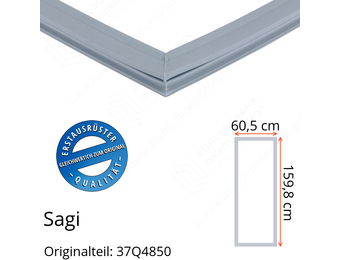 Sagi Türdichtung 159,8 x 60,5 cm Ersatzteil: 37Q4850 für verschiedene Modelle