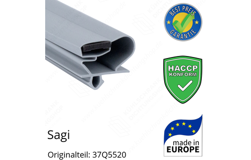 Sagi Türdichtung 150,8 x 73,8 cm Ersatzteil: 37Q5520 für verschiedene Modelle