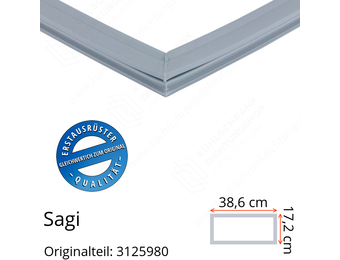 Sagi Schubladendichtung 17,2 x 38,6 cm Ersatzteil: 3125980 für verschiedene Modelle
