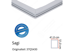 Sagi Türdichtung 51,0 x 41,0 cm Ersatzteil: 37Q5430 für verschiedene Modelle