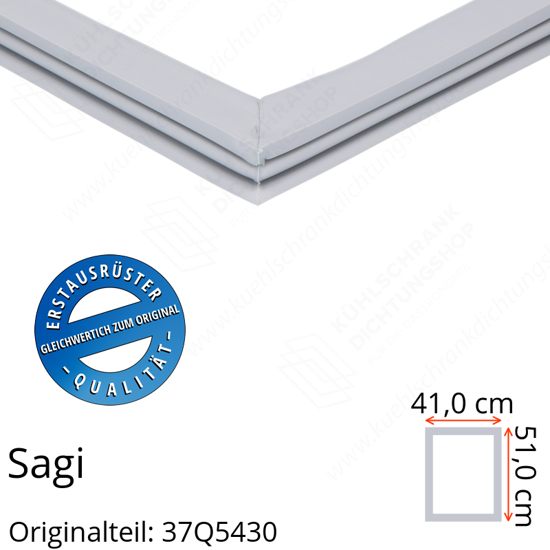 Sagi Türdichtung 51,0 x 41,0 cm Ersatzteil: 37Q5430 für verschiedene Modelle