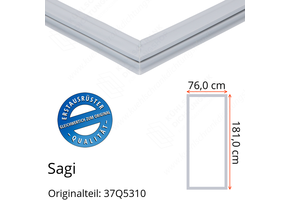 Sagi Türdichtung 181,0 x 76,0 cm Ersatzteil: 37Q5310 für verschiedene Modelle