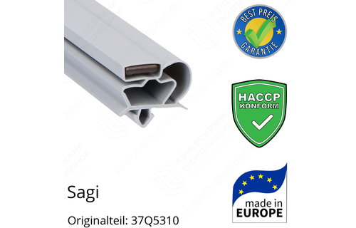 Sagi Türdichtung 181,0 x 76,0 cm Ersatzteil: 37Q5310 für verschiedene Modelle