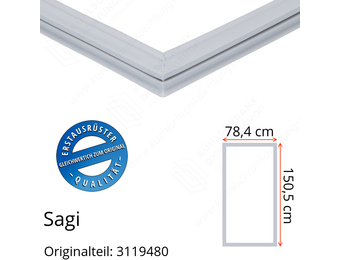 Sagi Türdichtung 150,5 x 78,4 cm Ersatzteil: 3119480 für verschiedene Modelle