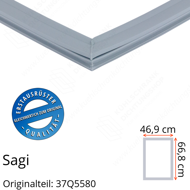 Sagi Türdichtung 66,8 x 46,9 cm Ersatzteil: 37Q5580 für verschiedene Modelle