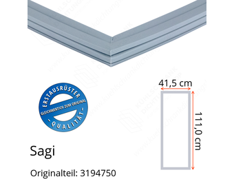Sagi Türdichtung 111,0 x 41,5 cm Ersatzteil: 3194750 für verschiedene Modelle