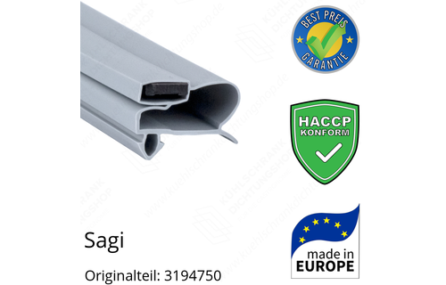 Sagi Türdichtung 111,0 x 41,5 cm Ersatzteil: 3194750 für verschiedene Modelle