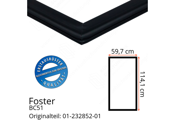 Foster BC51 Türdichtung 114,1 x 59,7 cm