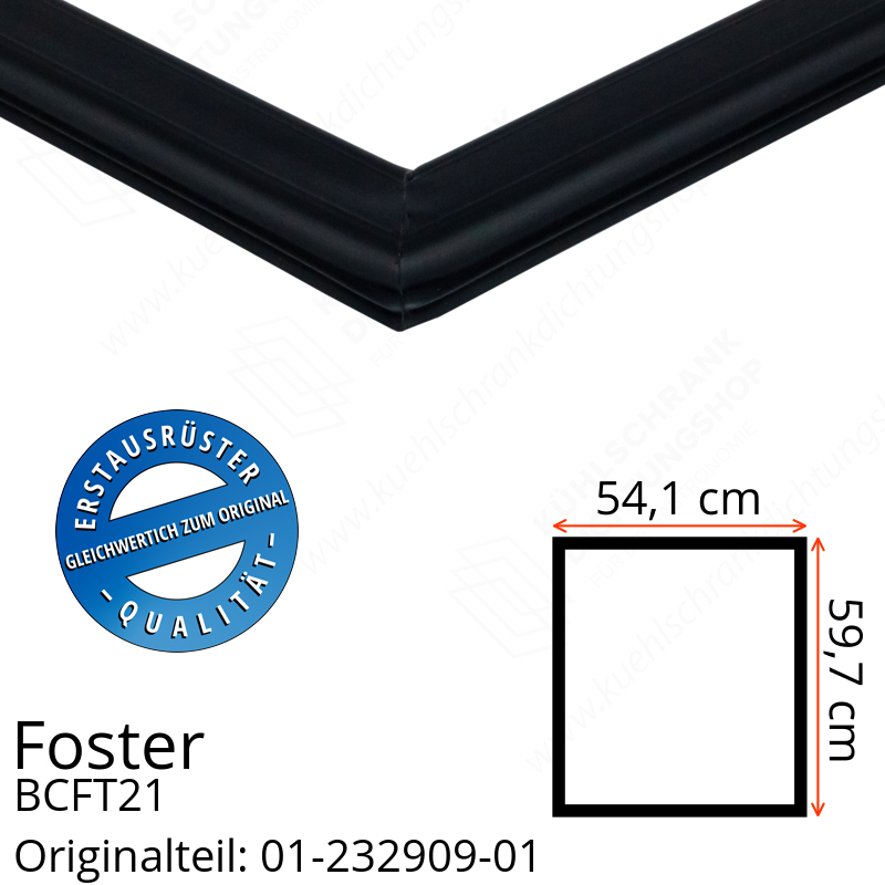 Foster BCFT21 Türdichtung 59,7 x 54,1 cm