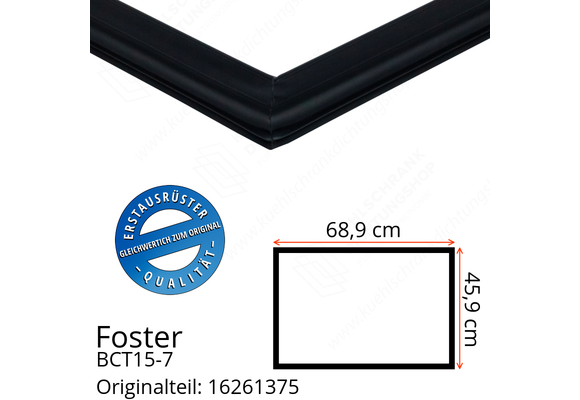Foster BCT15-7 Türdichtung 45,9 x 68,9 cm