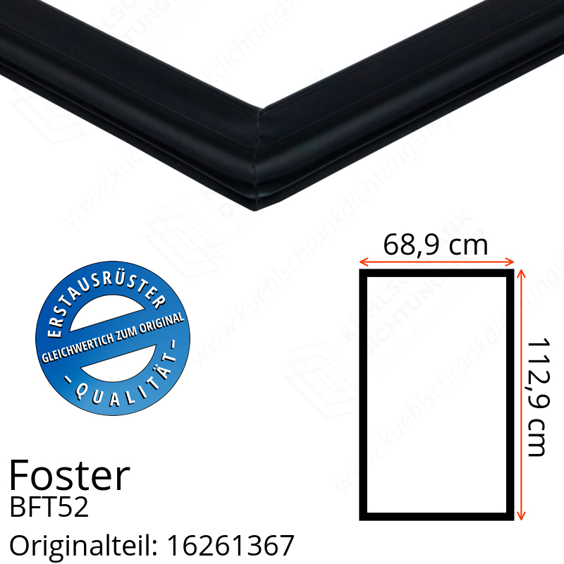 Foster BFT52 Türdichtung 112,9 x 68,9 cm