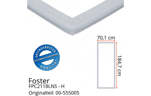 Foster FPC2118LNS - H Türdichtung 184,7 x 70,1 cm