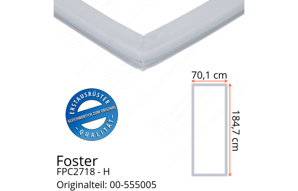 Foster FPC2718 - H Türdichtung 184,7 x 70,1 cm