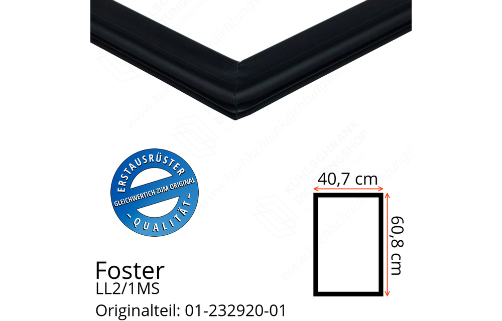 Foster LL2/1MS Schubladedichtung 60,8 x 40,7 cm