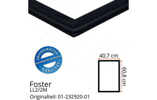 Foster LL2/2M Schubladedichtung 60,8 x 40,7 cm