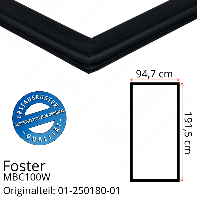 Foster MBC100W Türdichtung 191,5 x 94,7 cm