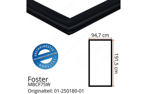 Foster MBCF75W Türdichtung 191,5 x 94,7 cm