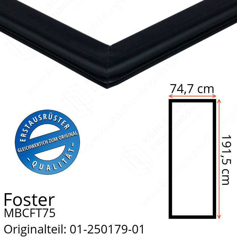 Foster MBCFT75 Türdichtung 191,5 x 74,7 cm