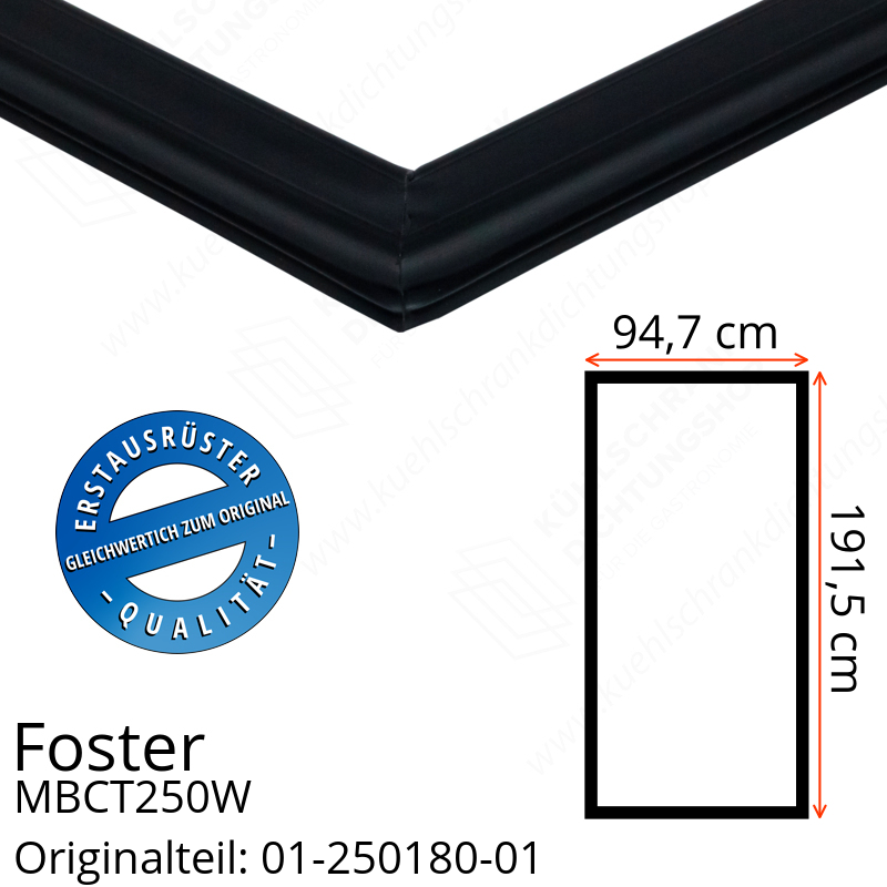 Foster MBCT250W Türdichtung 191,5 x 94,7 cm