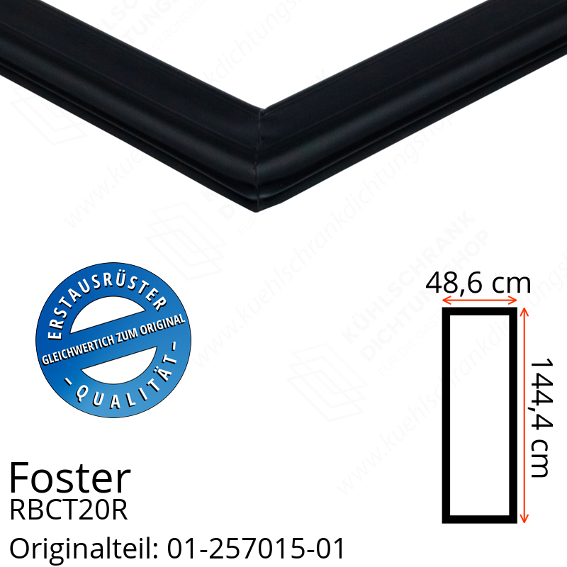 Foster RBCT20R Türdichtung 144,4 x 48,6 cm