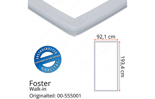 Foster Walk-in Türdichtung 193,4 x 92,1 cm