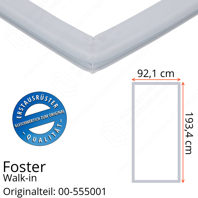 Foster Walk-in Türdichtung 193,4 x 92,1 cm