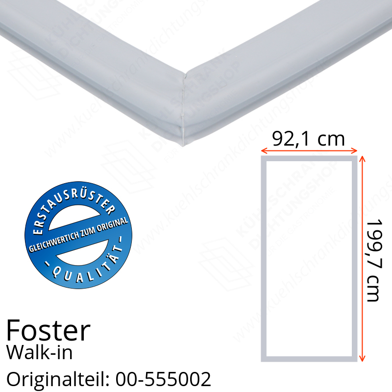 Foster Walk-in Türdichtung 199,7 x 92,1 cm