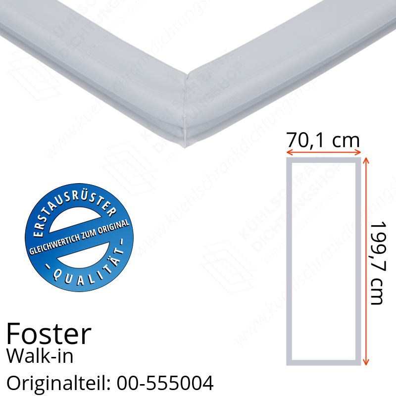 Foster Walk-in Türdichtung 199,7 x 70,1 cm