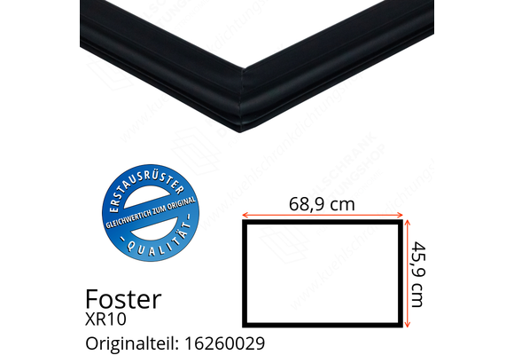 Foster XR10 Türdichtung 45,9 x 68,9 cm